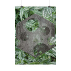 Botanische maanposter — verticale kunstprint 