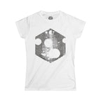 Women's T-Shirt — Distressed Hexagon Cheese Graphic Tee