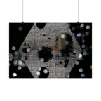 Nachtlampjes Abstracte Zeshoek Bokeh Matte Poster 