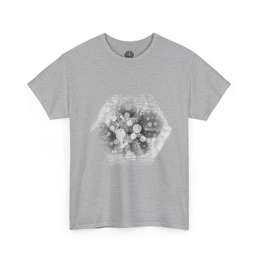 Hex Moon Graphic Tee Design Hex25 — Distressed Space Cheese Vintage Astronomy T-Shirt