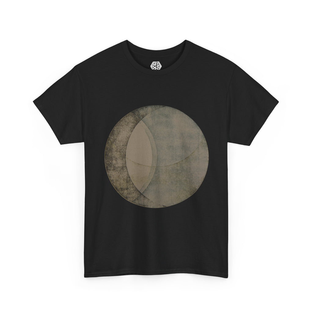 Moon Phase Circle Tee — Vintage Lunar Eclipse Graphic T-Shirt