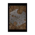 Gothic Metal Shield Matte Poster — Medieval Architecture Wall Art