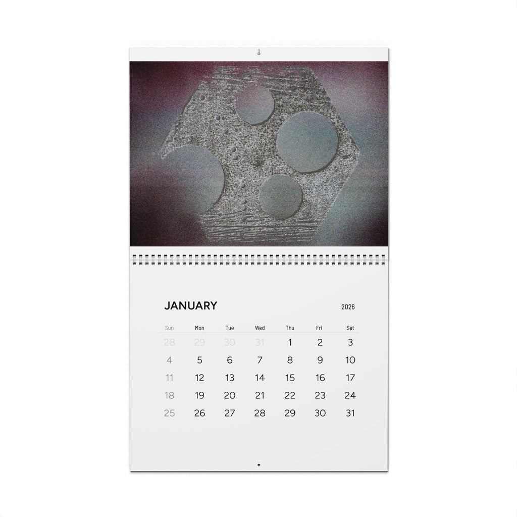Abstract Geometric Photo Wall Calendar 2026 | Monthly Art Calendar