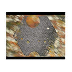 Abstract Geometric Texture Matte Horizontal Poster | Industrial Moon Art