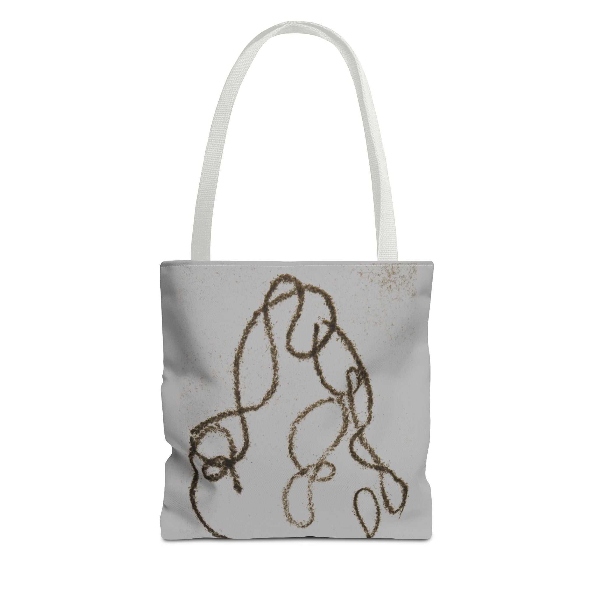Tote Bag — Minimal Line Art Rope Sketch Tote