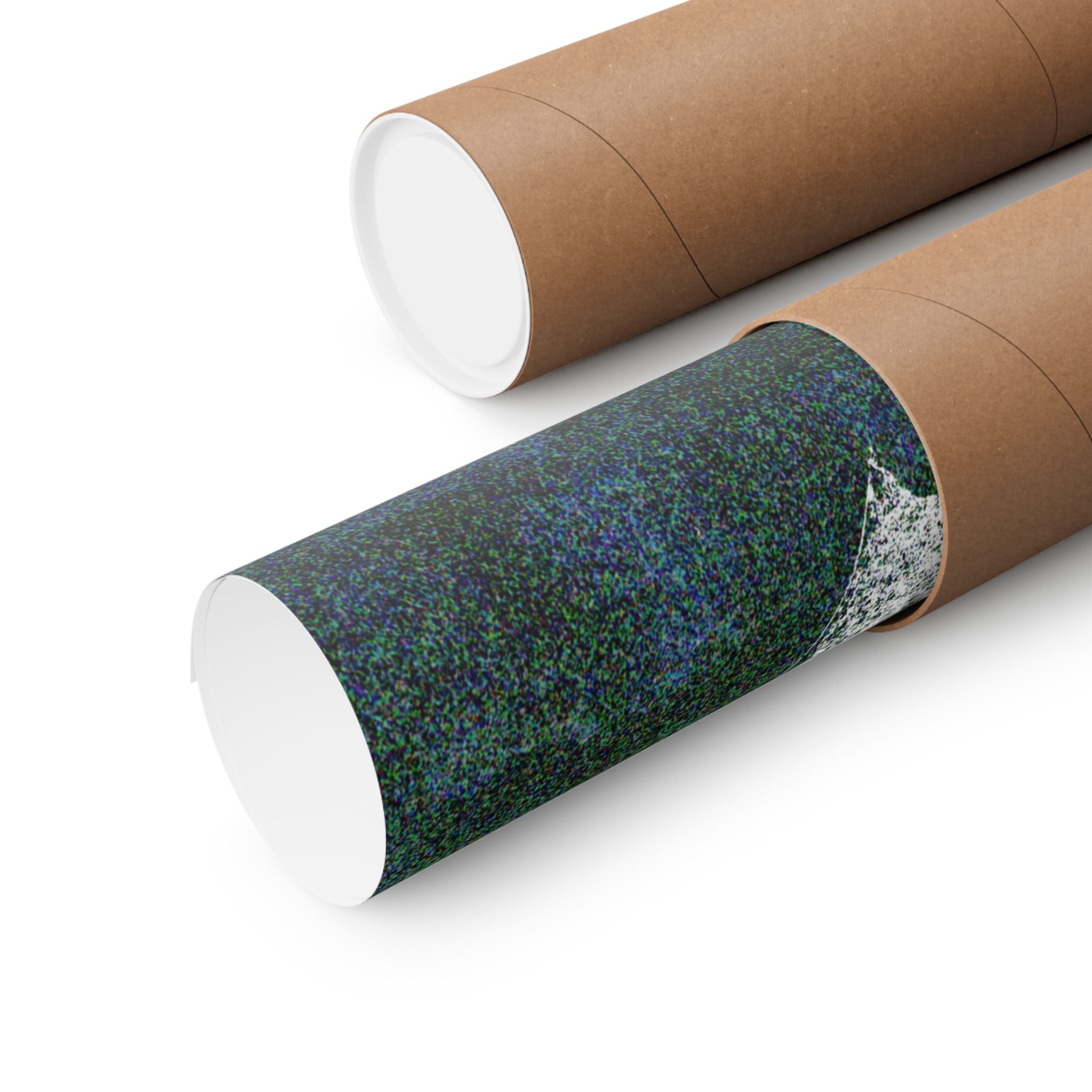 Abstract Cosmic Poster — Matte Horizontal Art Print