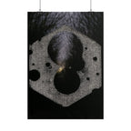 Abstract Hexagon Nightscape poster | Vertical Poster