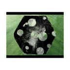 Abstract Green Dice Matte Poster — Geometric Art Print