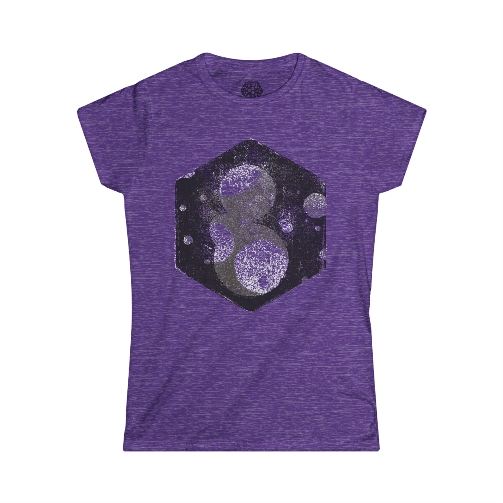 Damesshirt — Hex Dice Maanfasen-afbeelding 