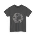 Hexagon Circles Graphic Tee — Digital Manual Print Art