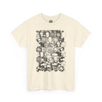Hex Moon Graphic Tee — Distressed Space Cheese Vintage Astronomy T-Shirt