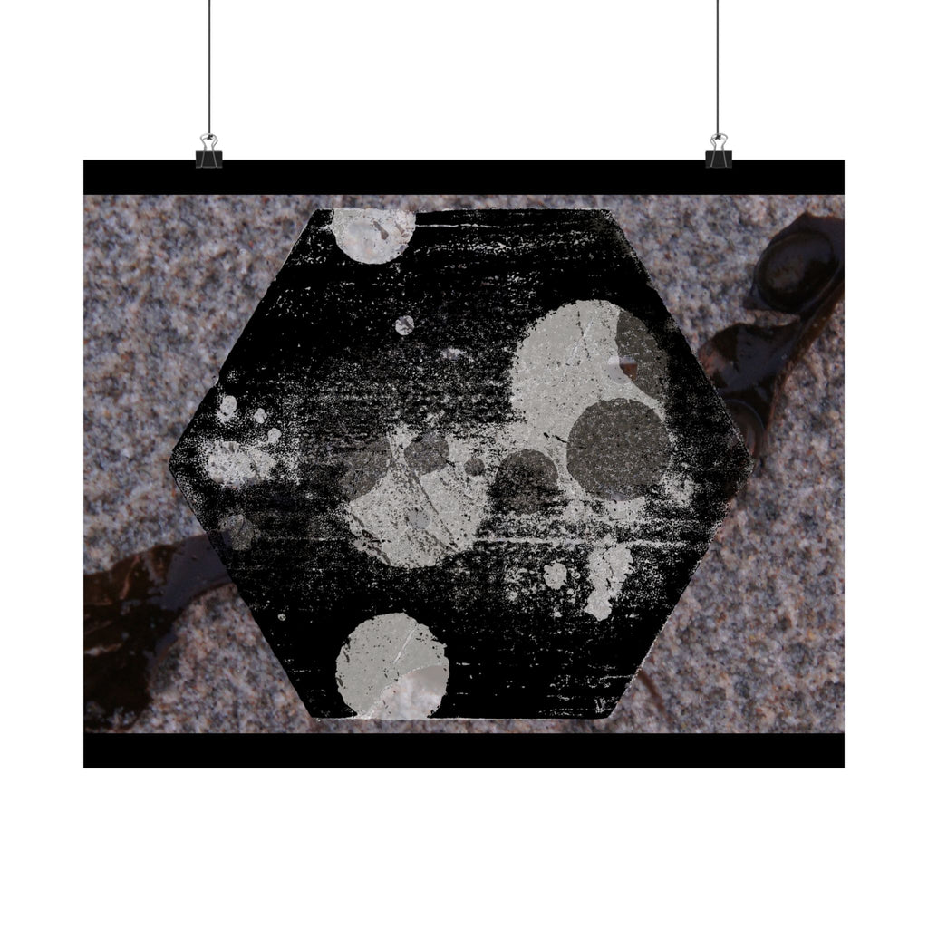 Abstract Geometric Poster — Matte Horizontal Art Print