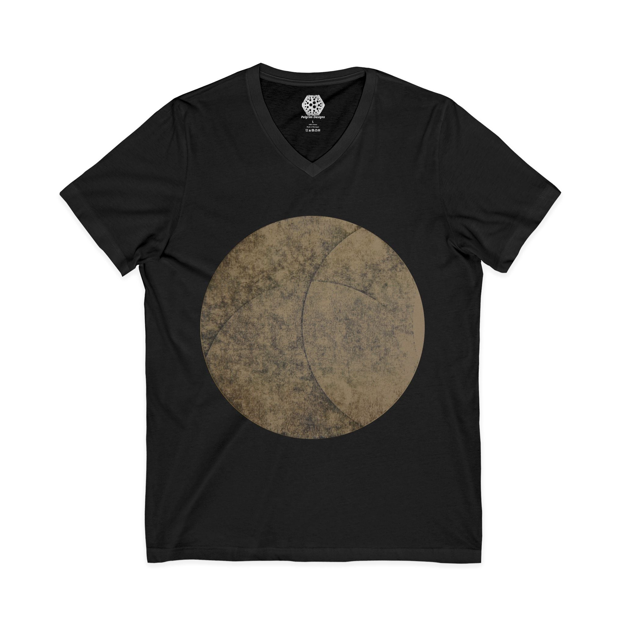 Vintage Crescent Moon V-Neck Tee