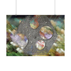 Abstracte geometrische gatenposter | Horizontale poster | Moderne textuur muurdecoratie 