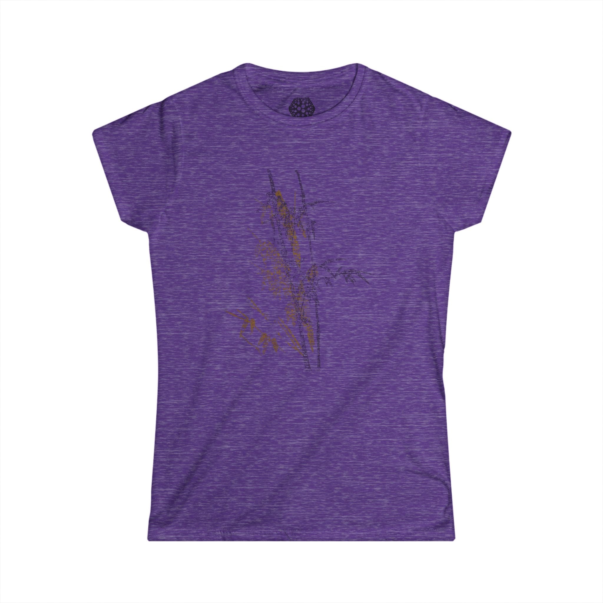 Floral Meadow Tee — Delicate Dried Grasses Women's T‑Shirt
