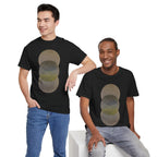 Abstract Moon Phase T‑Shirt — Minimalist Celestial Graphic Tee