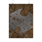 Gothic Metal Shield Poster — Medieval Architecture Wall Art