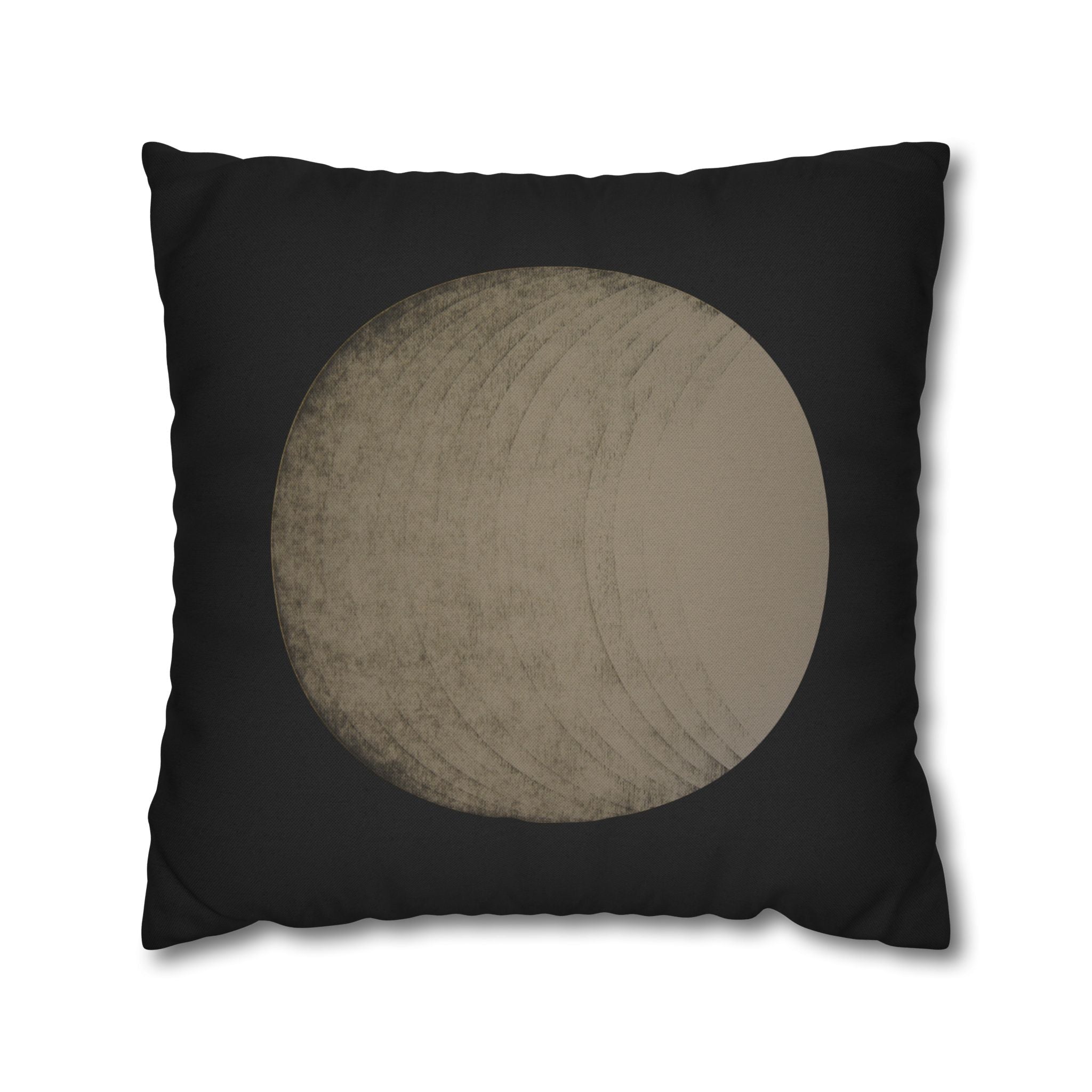 Vintage Moon Pillowcase — Minimalist Celestial Throw Pillow Cover