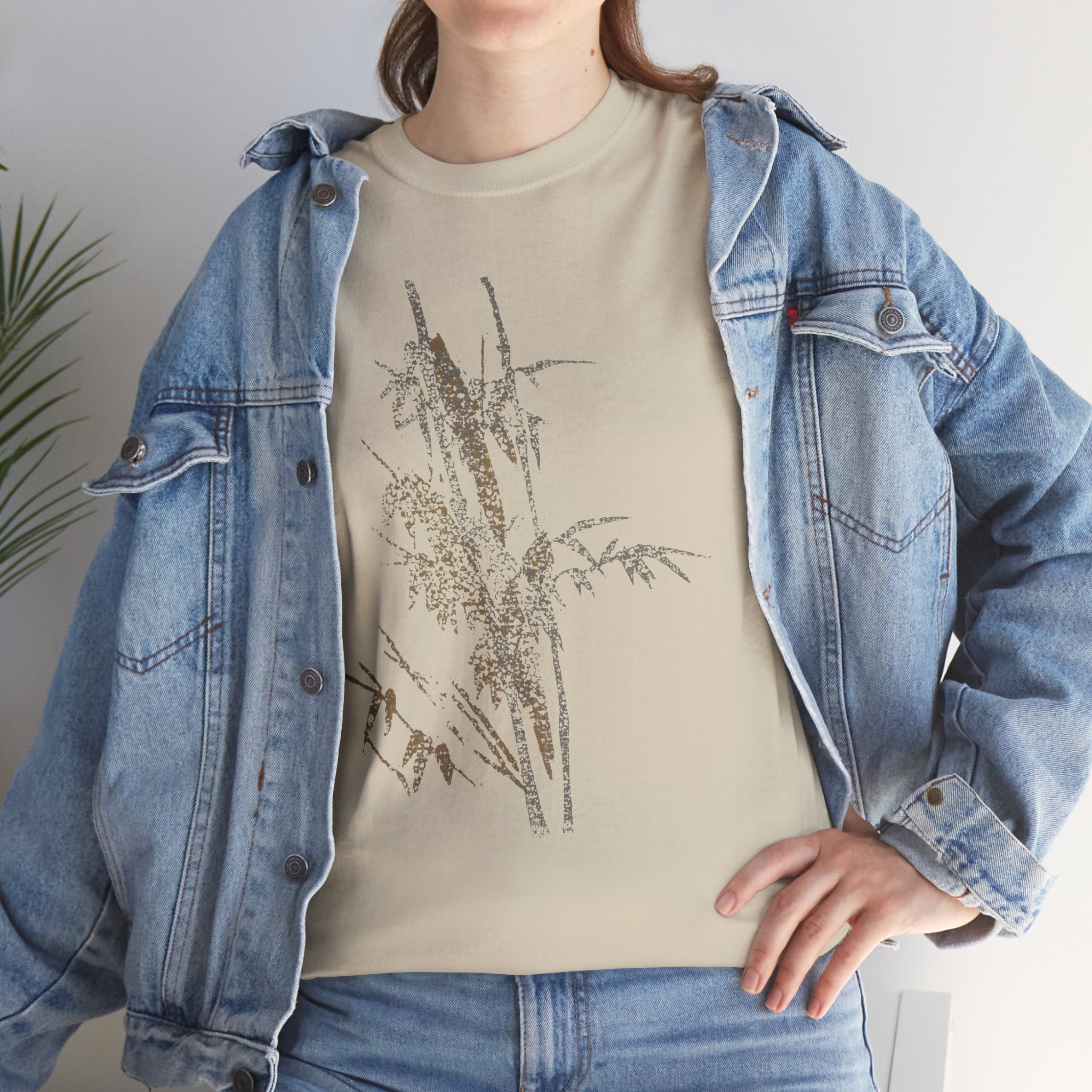 Botanical Meadow Tee — Minimal Wildflower Graphic T-Shirt