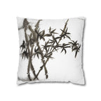 Bamboo Ink Sumi-E Decorative Pillowcase