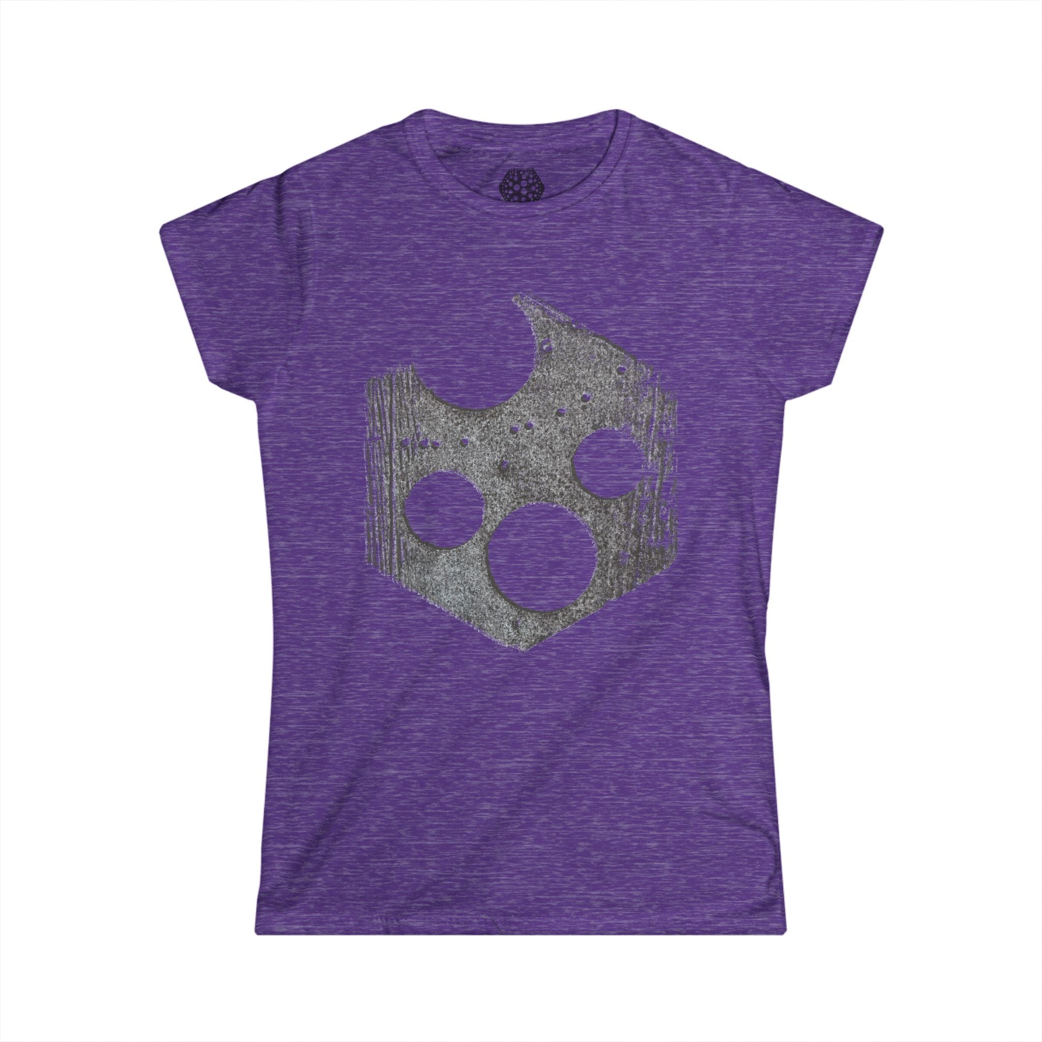 Damesshirt — Shirt met een verweerde kaasprint 