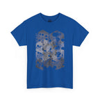 Hex Moon Graphic Tee — Distressed Space Cheese Vintage Astronomy T-Shirt
