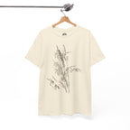 Botanical Meadow Tee — Minimal Wildflower Graphic T-Shirt