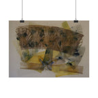 Abstract Botanical Poster — Layered Butterfly Wing Art Print