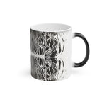 Magic Mug — Green Moon Tree Silhouette Color-Changing Coffee Mug