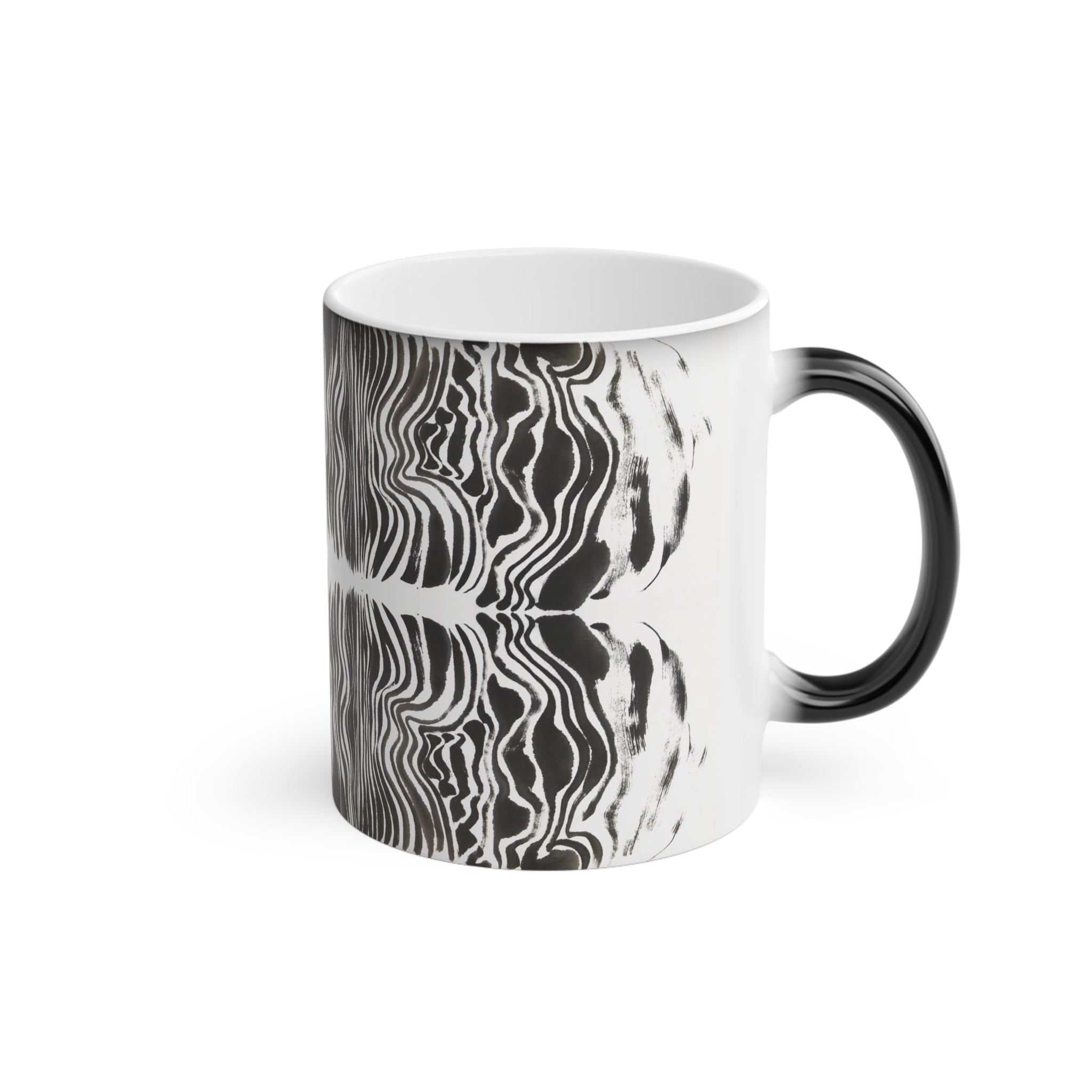 Magische Mok — Groene Maan Boom Silhouet Kleurveranderende Koffiemok 