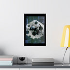Abstract Moon Phase Poster — Matte Vertical Wall Art