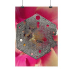 Abstract Hexagon Overlay poster | Vertical Posters