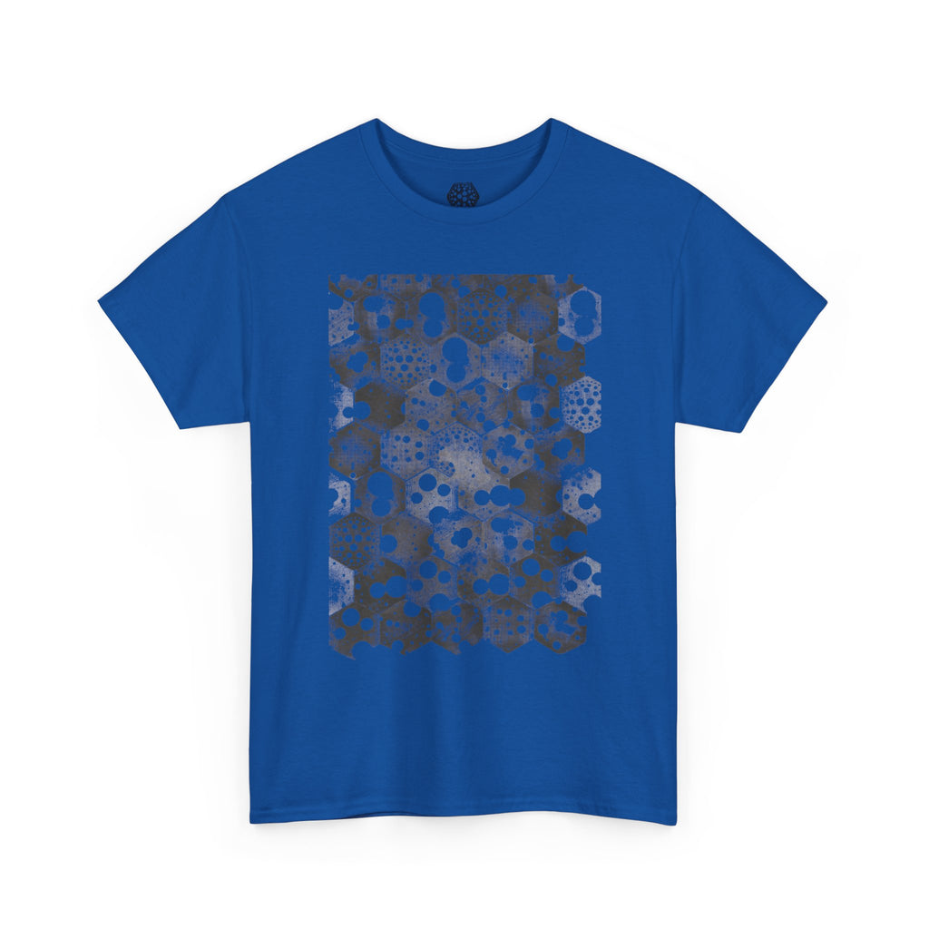 Hex Moon Graphic Tee — Distressed Space Cheese Vintage Astronomy T-Shirt