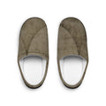 Cozy Taupe Indoor Slippers — Plush Women's House Shoes