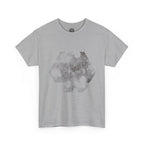 Hex Moon Graphic Tee Design Hex23 — Distressed Space Cheese Vintage Astronomy T-Shirt