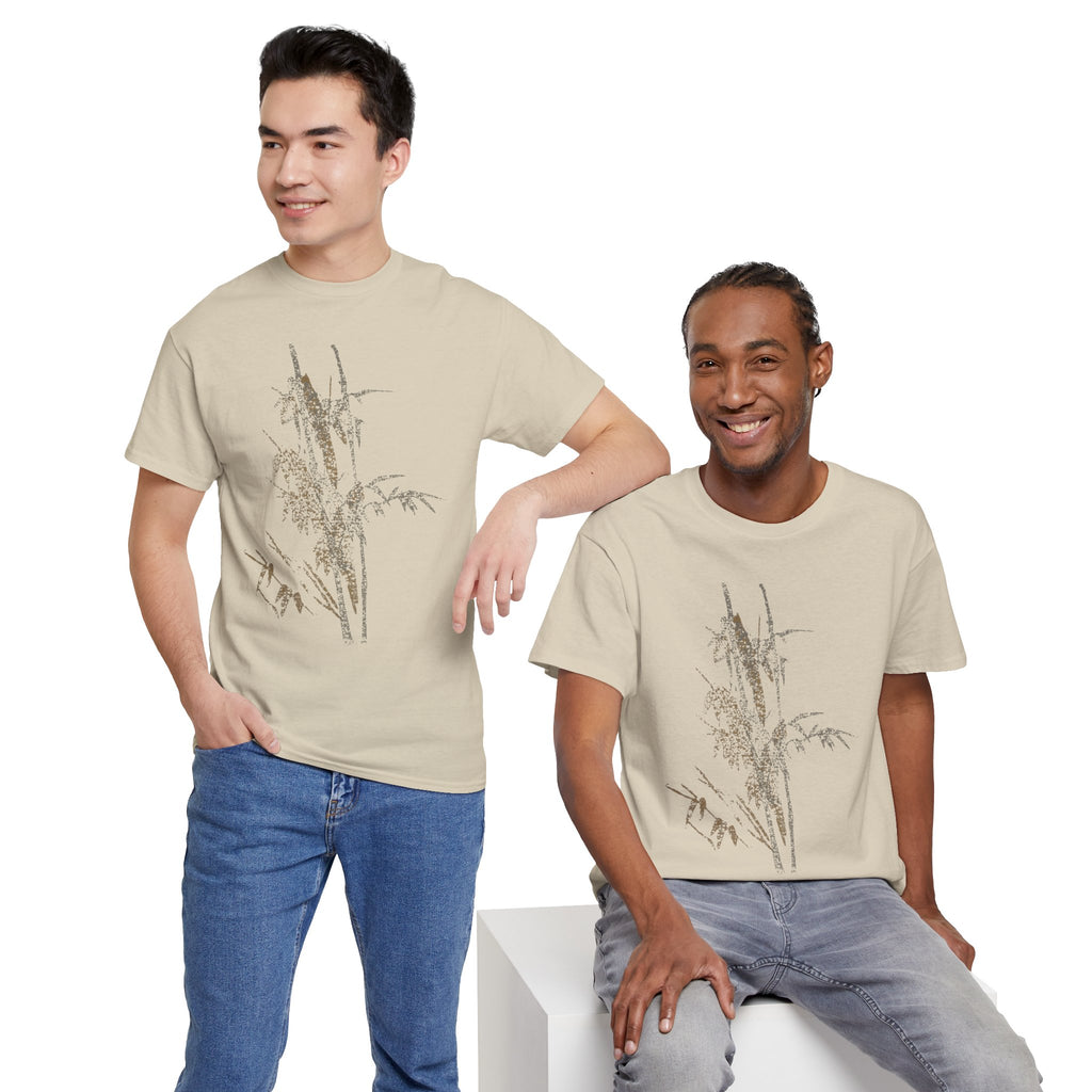 Botanical Meadow Tee — Minimal Wildflower Graphic T-Shirt