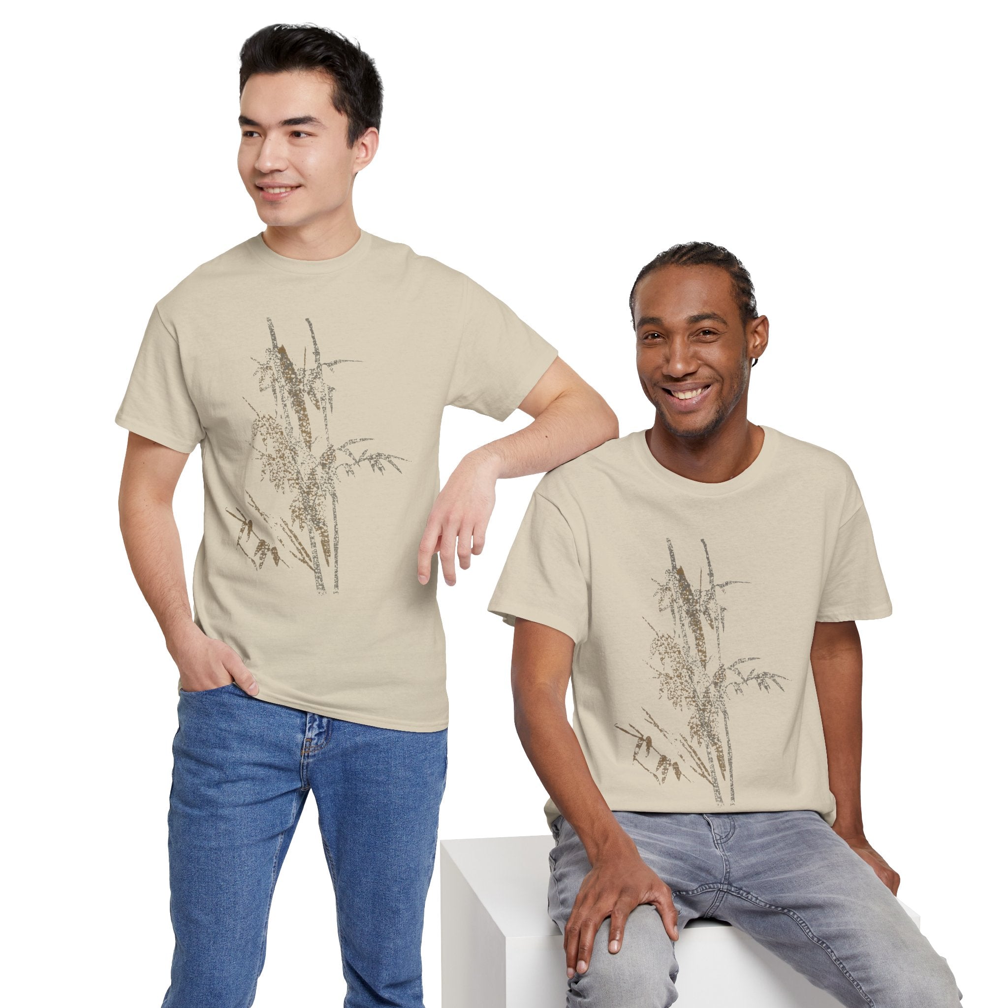 Botanical Meadow Tee — Minimal Wildflower Graphic T-Shirt