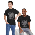 Hex Moon Graphic Tee Design Hex23 — Distressed Space Cheese Vintage Astronomy T-Shirt
