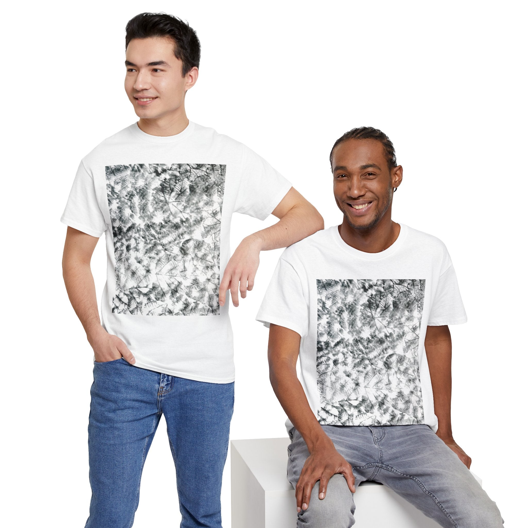 Kiwi Leaves Stamp Graphic Tee