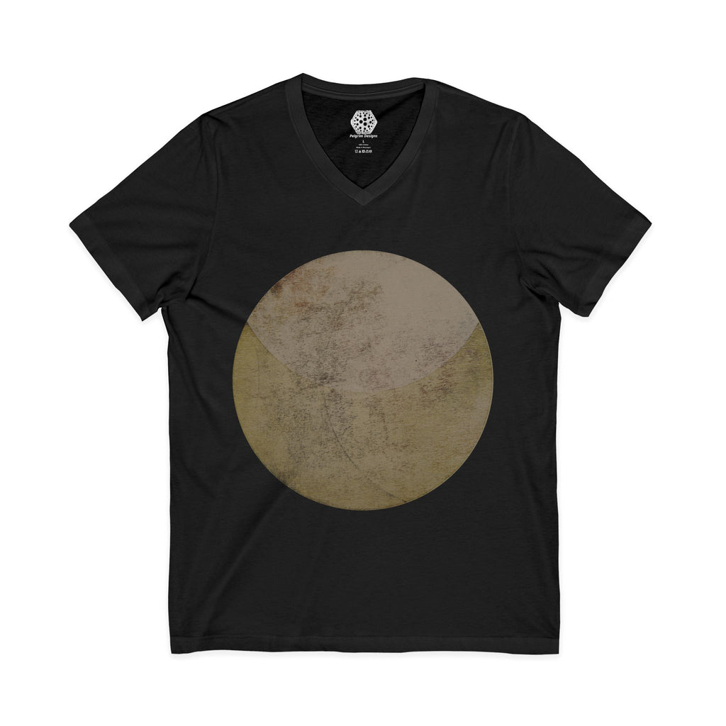 Vintage Gold Moon V-Neck Tee