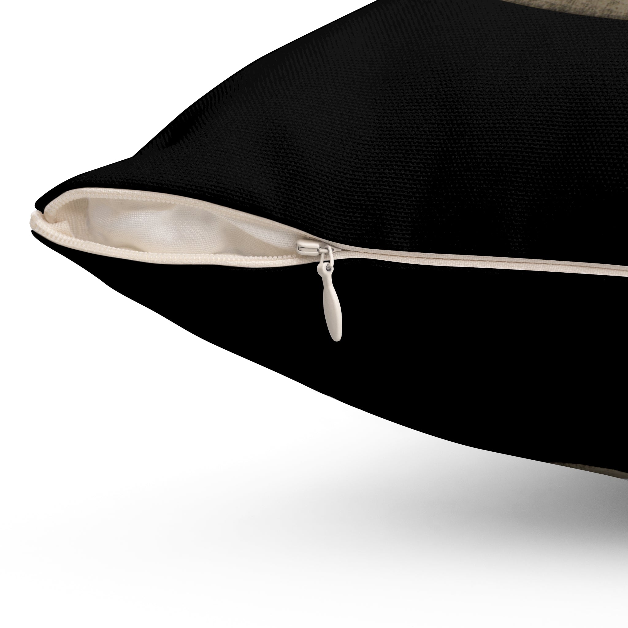 Minimalist Earth Tone Circle Pillow — Modern Geometric Accent Cushion