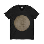 Vintage Moon Circle V-Neck Tee