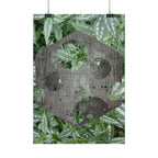 Botanische maanposter — verticale kunstprint 