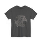 Hexagon Circles Graphic Tee — Digital Manual Print Art