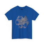 Hex Moon Graphic Tee Design Hex23 — Distressed Space Cheese Vintage Astronomy T-Shirt