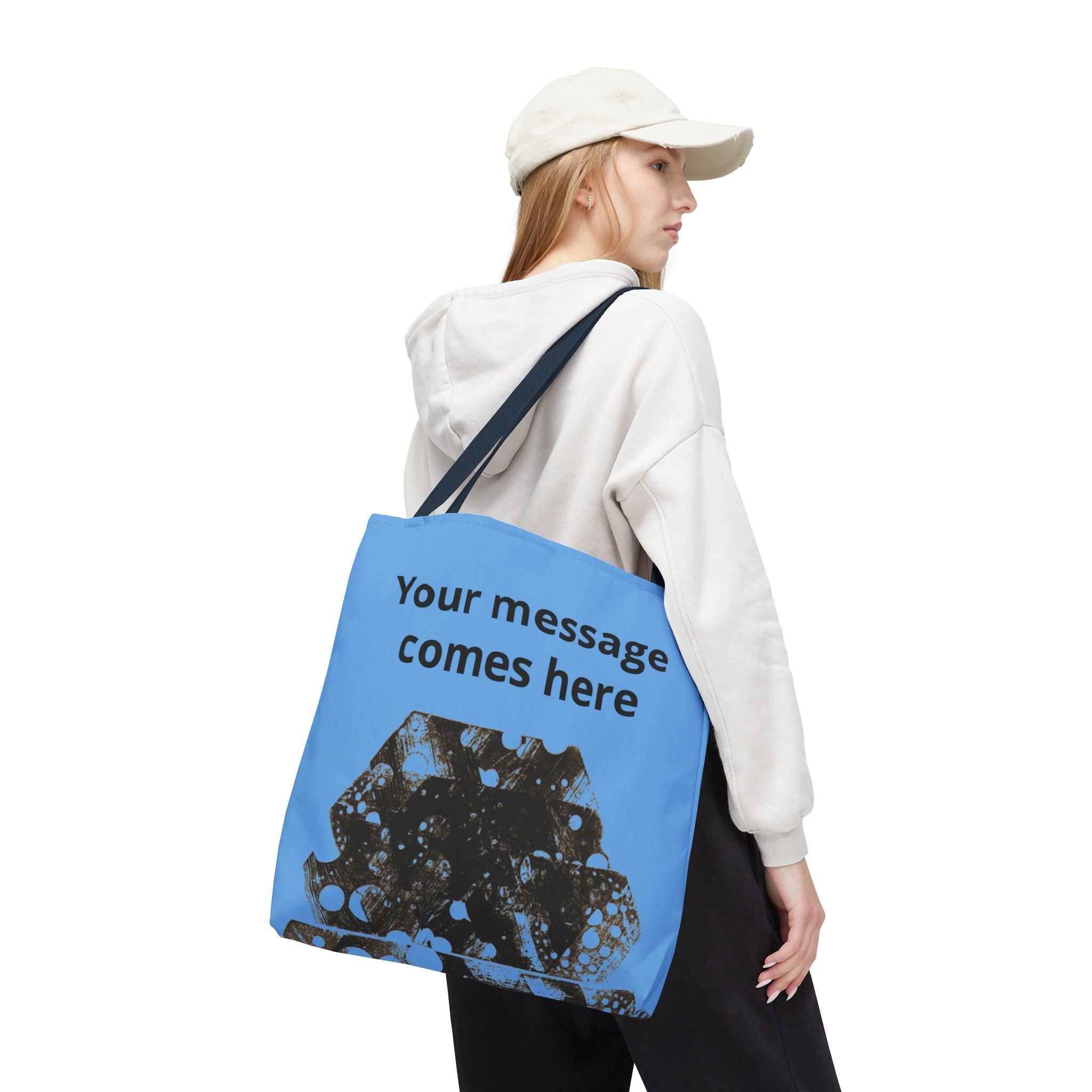 Custom 'Print It Your Way' Graphic Tote Bag — Personalized Reusable Shopper