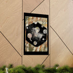 Matte Poster — Abstract Cosmic Hexagon Art Print