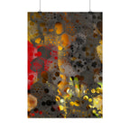 Abstract Bubble Texture Poster — Modern Industrial Wall Art