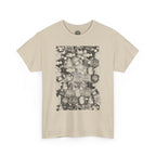 Hex Moon Graphic Tee — Distressed Space Cheese Vintage Astronomy T-Shirt