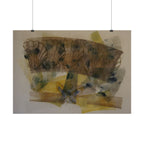 Abstract Botanical Poster — Layered Butterfly Wing Art Print